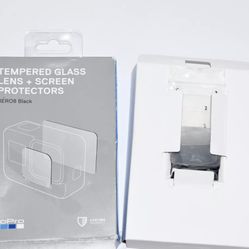 GoPro tempered glass lens + screen protectors HERO8 black 