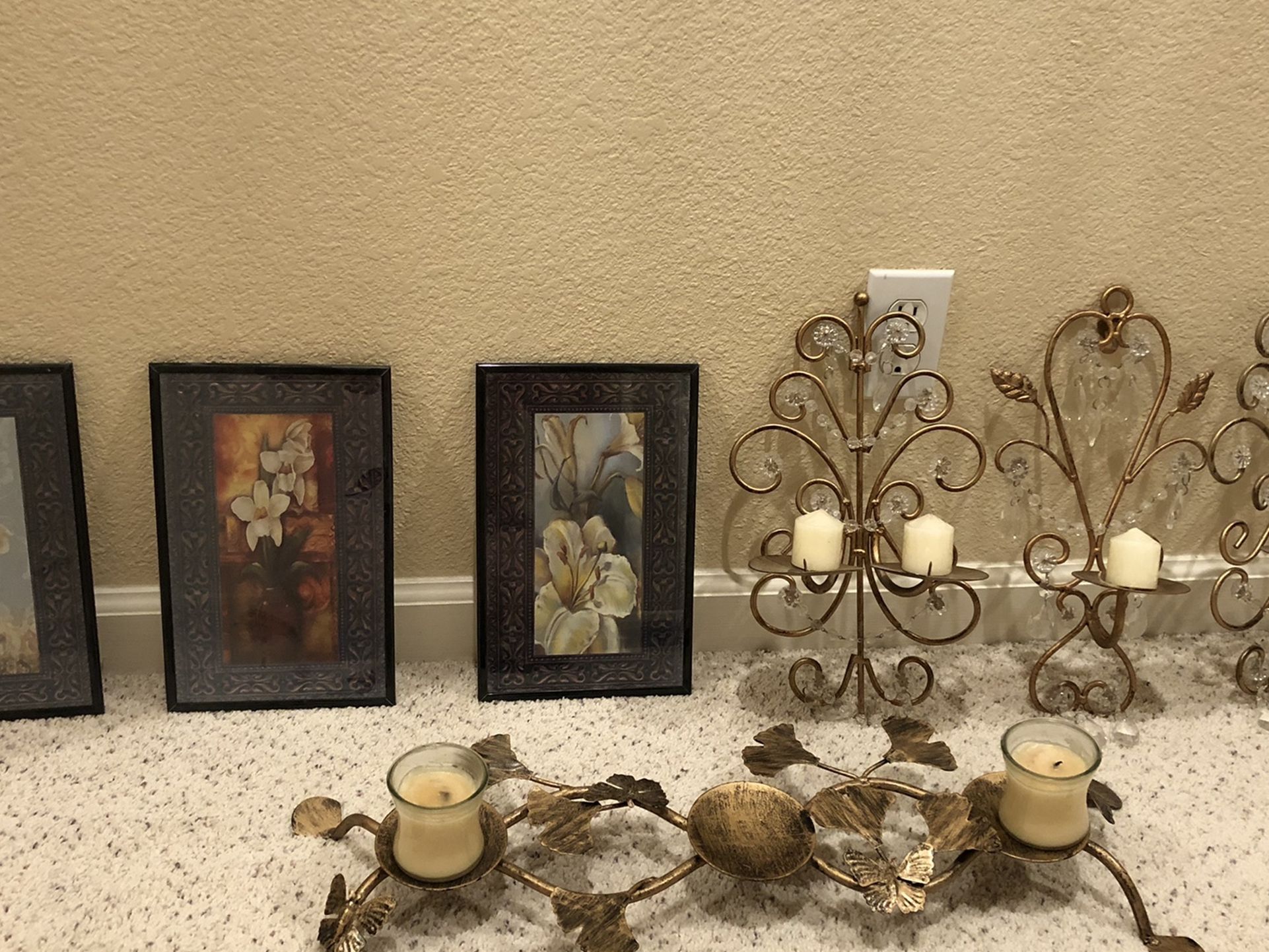 Frames and candle holders