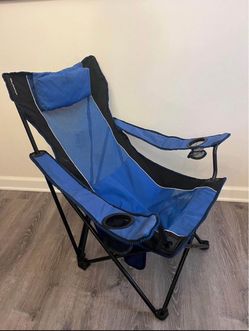 Kijaro Dual Lock Folding Camping Chair – Blue/Black