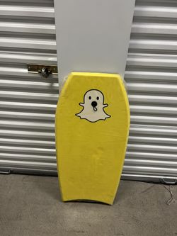 Super Rare Snapchat Boogie Body Board Collectible