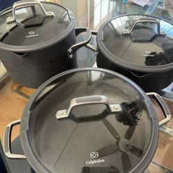 Calphalon Two 5 QT And One 6 QT 