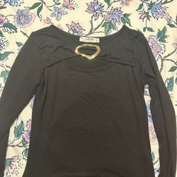 Cute Black and Gold Long Sleeve 