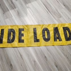 Wide load banner 