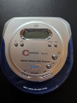 Vintage Comotron Mystix Portable MP3/CD Player