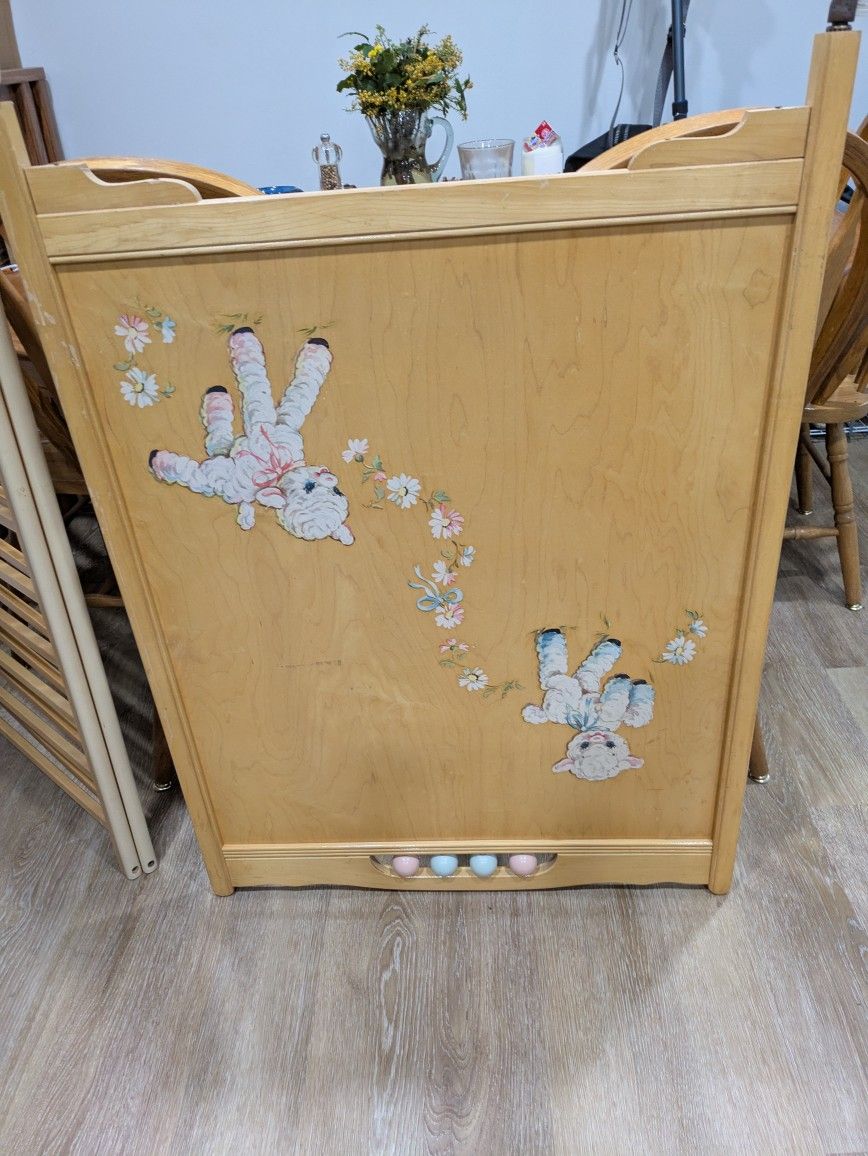 CRAFTING: Old Crib Headboards And Rails