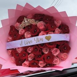 50 Roses Ramo Buchon