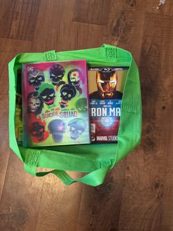 Bag of 50 assorted Blu-ray movies