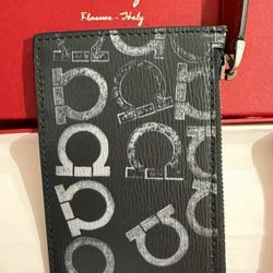 Authentic Ferragamo Credit Card Wallet New men 