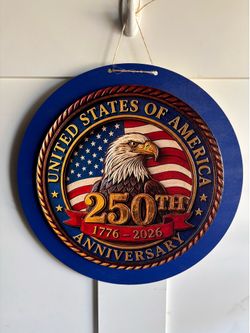 America 250th Anniversary Door Hanger