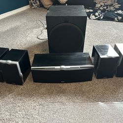 Energy 5.1 Surround Sound Speakers With Sony Reciever 