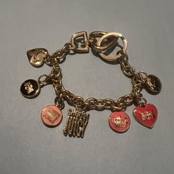 Y2K Juicy Couture Charms Keychain/ Purse Clip