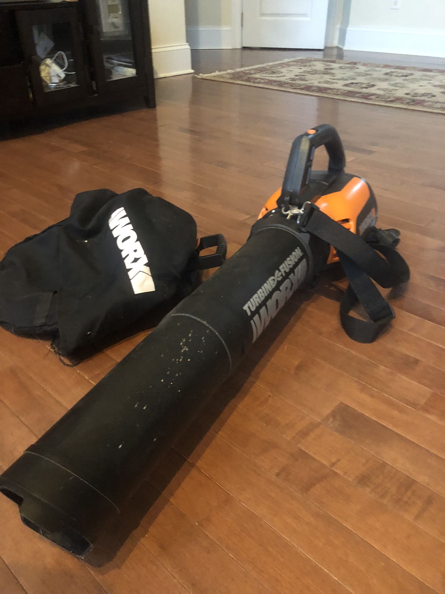 Leaf blower and mulcher 