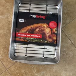 Roasting pan with rack