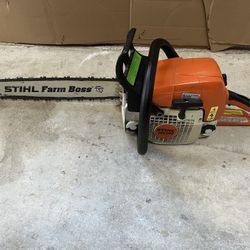 Used Stihl MS 290 FARM BOSS® chain saw with 20” bar. 