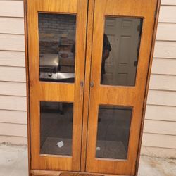 Antique armoir dresser 