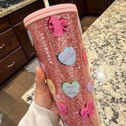 Disney Starbucks Valentine Tumbler Brand New