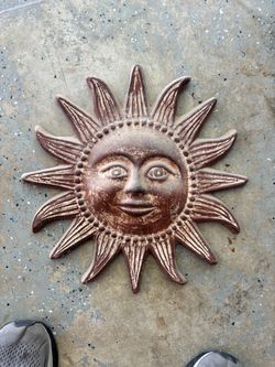 Sun wall decor