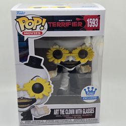 Funko Pop Movies Art The Clown With Glasses Terrifier Funko Shop Exclusive #1593