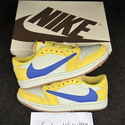 Air Jordan 1 Low Travis Scott Canary