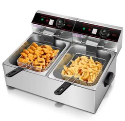 Double deep fryer