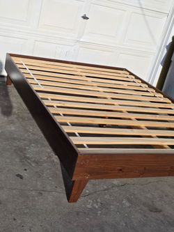 Queen size bed frame $80