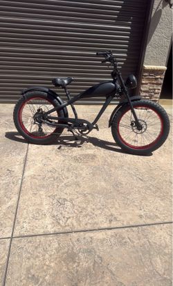 Seven speed E bike