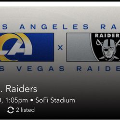 Rams Vs Raiders 
