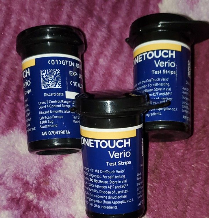 ONE TOUCH VERIO TEST STRIPS
