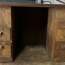 Vintage youth desk-custom made by grandpa! About 35 years old.
