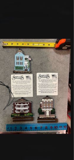 CA. WOOD ORNAMENTS OF HOUSES IN THE SOUTH. SOUTH CAROLINA. $11.00 EACH