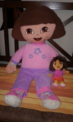 Dora pillow & Little Dora doll