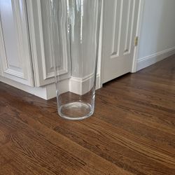 26” Glass IKEA Floor Vase
