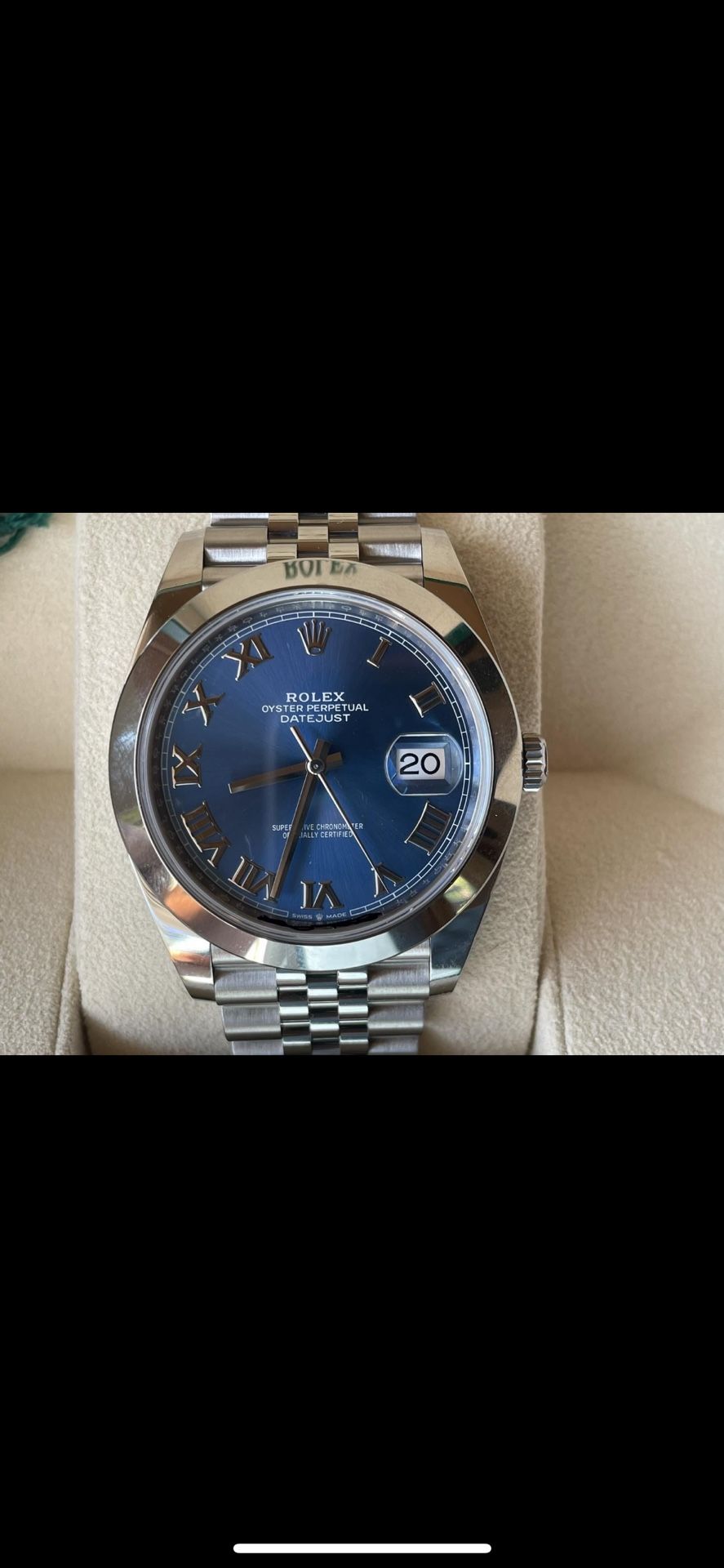 Rolex Datejust 41mm Roman Blue 