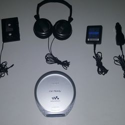 Sony walkman CD player with everything 
