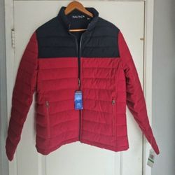 Man's Nautica Large Reversible Jacket Large