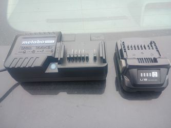 Batería y cargador metabo