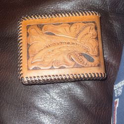 Leather Vintage  Mexican Wallet
