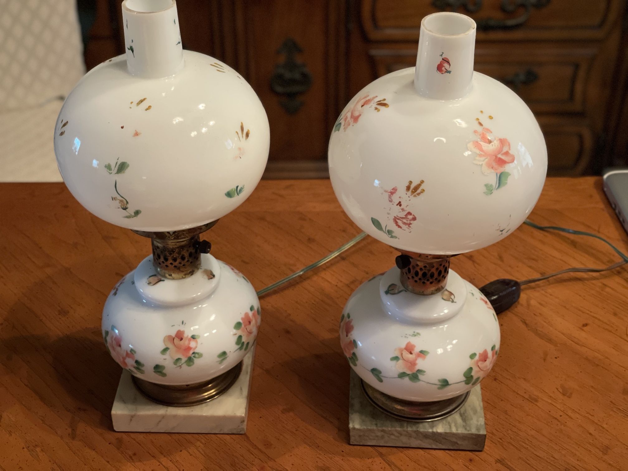 Antique Lamp Set