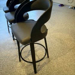 3 Like New Bar Stools 