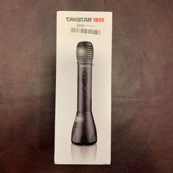 Takstar 2 in 1 Bluetooth Wireless Microphone & Voice Amplifer - portable handheld Mic Speaker for Karaoke