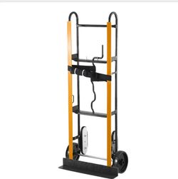 Harper 800 lb. Safety Appliance Truck with Ratchet and Mold-On Rubber / Hard Core, Soft Tread Wheels 6968-18