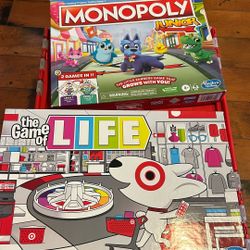 The Game Of Life & Monopoly Jr.