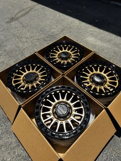 KMC KM552 IMS 8x6.5 20” Wheels Bronze with Black Lips