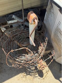 Roll of barbed wire