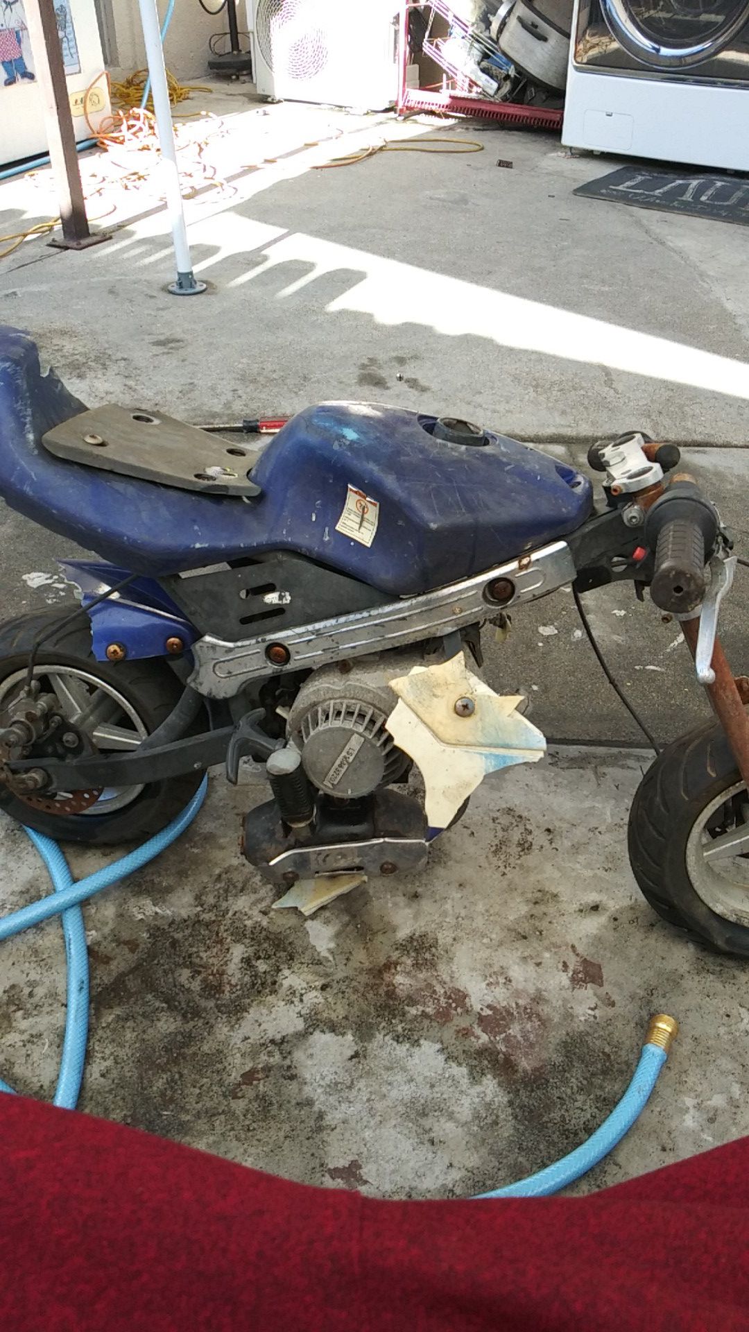 Mini motorcycle for parts