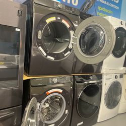 Samsung Washer And Dryer Black