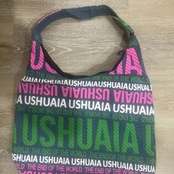 ushuaia end of world tote bag new