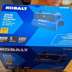 Kobalt 300-Watt Battery Operated Power Inverter