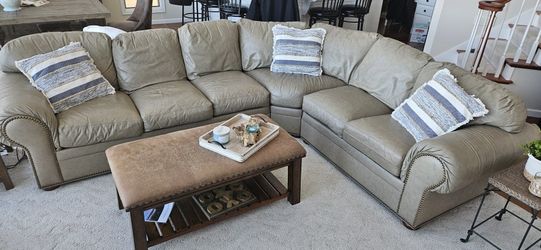 Hancock & Moore Leather Sectional