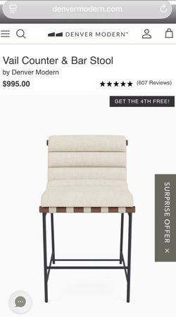 Denver Modern Vail Counter Stool
